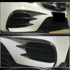Mercedes E-class W213 2016-2023 Front Bumper Extensions V1 (for E43 AMG 2016-2019, Carbon) photo 5