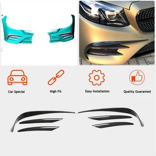 Front Bumper Extensions V1 (for E43 AMG 2016-2019, Carbon) photo 2