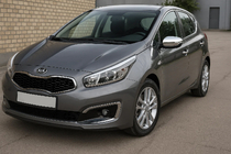 Kia Ceed 2012-2018 Mirror Covers (2 pcs, Stainless Steel) photo 1