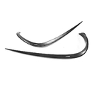 Mercedes E-class W213 2016-2023 Front bumper extensions V2 (for E43 AMG 2016-2019, Carbon) photo 4