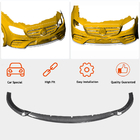 Mercedes E-class W213 2016-2023 Front Bumper Lip V2 for AMG-Line / E43 AMG 2016-2019, Carbon photo 2
