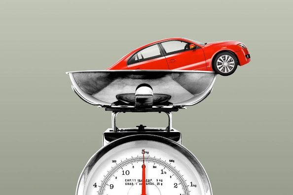 What does the weight of a car affect?