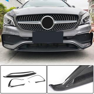 Front Bumper Lip Spoiler (for AMG-Line SD 2017-2019, Carbon) photo 1