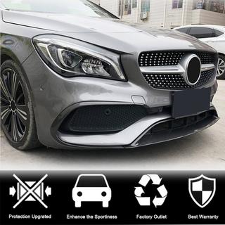 Front Bumper Lip Spoiler (for AMG-Line SD 2017-2019, Carbon) photo 3