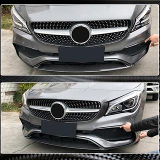 Front Bumper Lip Spoiler (for AMG-Line SD 2017-2019, Carbon) photo 4