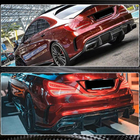 Mercedes CLA C117 2013-2019 Rear Bumper Diffuser V1 for AMG-Line / CLA45 AMG, Carbon photo 5