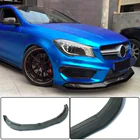 Mercedes CLA C117 2013-2019 Front Bumper Lip Spoiler (for CLA45 AMG SD 2013-2015, Carbon) photo 1