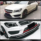 Mercedes CLA C117 2013-2019 Front Bumper Lip Spoiler (for CLA45 AMG SD 2013-2015, Carbon) photo 3