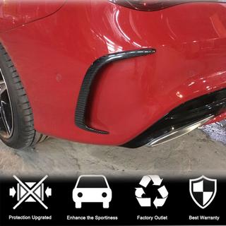 Rear Bumper Covers V1 (for AMG-Line / CLA45 AMG SD, Carbon) photo 2