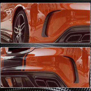 Rear Bumper Covers V1 (for AMG-Line / CLA45 AMG SD, Carbon) photo 4