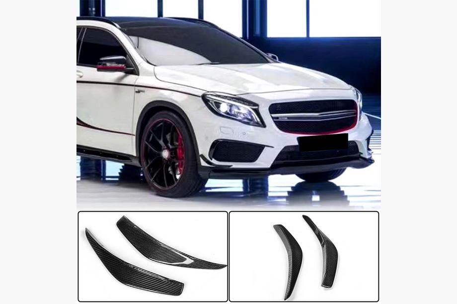 Mercedes CLA C117 2013-2019 Carbon Front Bumper Covers for CLA45 AMG SD Image