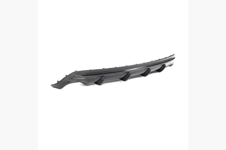 Mercedes CLA C117 2013-2019 Rear Bumper Diffuser V2 (for AMG-Line / CLA45 AMG, Carbon) Photo 4