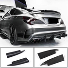 Mercedes CLA C117 2013-2019 Rear Bumper Covers V2 (for AMG-Line / CLA45 AMG SD, Carbon) photo 2