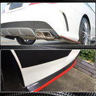 Mercedes CLA C117 2013-2019 Rear Bumper Covers V2 (for AMG-Line / CLA45 AMG SD, Carbon) photo 8