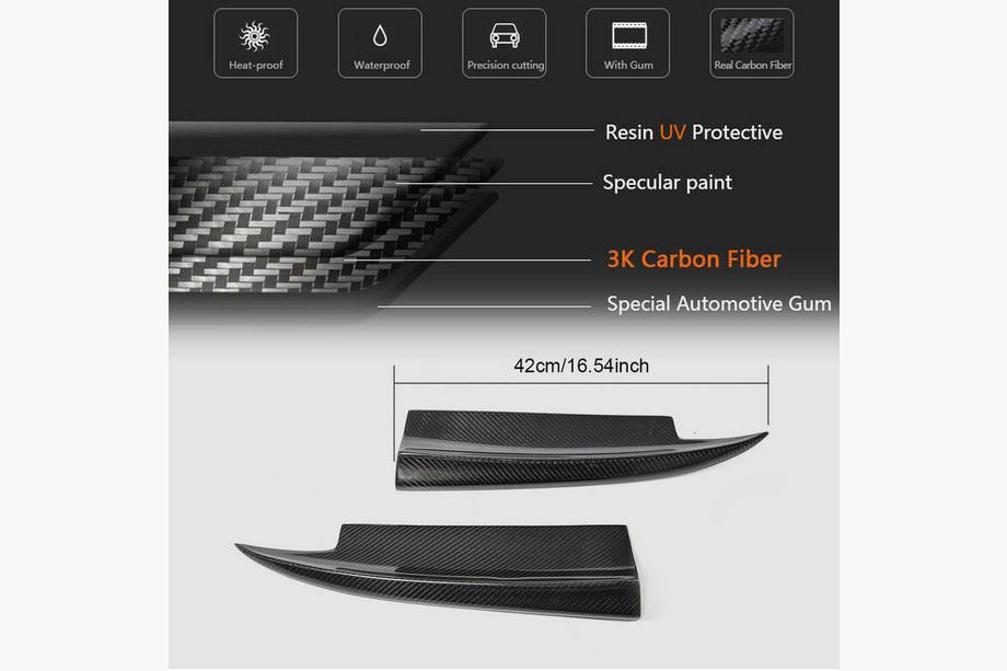 Mercedes CLA C117 2013-2019 Rear Bumper Covers V3 (for AMG-Line / CLA45 AMG SD, Carbon) Photo 5