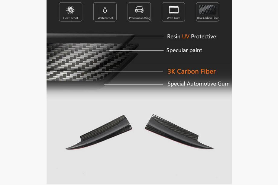 Mercedes CLA C117 2013-2019 Rear Bumper Covers V3 (for AMG-Line / CLA45 AMG SD, Carbon) Photo 10