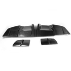 Mercedes CLA C117 2013-2019 Rear Bumper Diffuser V1 (for AMG-Line / CLA45 AMG 2013-2016, Carbon) photo 4