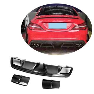 Rear Bumper Diffuser V1 (for AMG-Line / CLA45 AMG 2013-2016, Carbon) photo 1