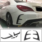 Mercedes CLA C117 2013-2019 Rear bumper covers (for AMG-Line / CLA45 AMG SD 2013-2016, Carbon) photo 1