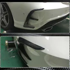 Mercedes CLA C117 2013-2019 Rear bumper covers (for AMG-Line / CLA45 AMG SD 2013-2016, Carbon) photo 4