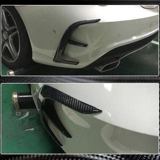 Rear bumper covers (for AMG-Line / CLA45 AMG SD 2013-2016, Carbon) photo 4