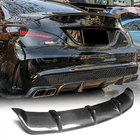 Mercedes CLA C117 2013-2019 Rear Bumper Diffuser V2 (for AMG-Line / CLA45 AMG 2013-2016, Carbon) photo 2