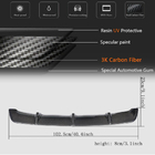 Mercedes CLA C117 2013-2019 Rear Bumper Diffuser V2 (for AMG-Line / CLA45 AMG 2013-2016, Carbon) photo 7