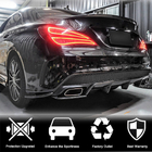 Mercedes CLA C117 2013-2019 Rear Bumper Diffuser V2 (for AMG-Line / CLA45 AMG 2013-2016, Carbon) photo 8