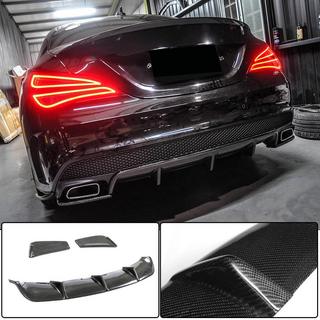 Rear Bumper Diffuser V2 (for AMG-Line / CLA45 AMG 2013-2016, Carbon) photo 1