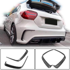 Mercedes A-class W176 2012-2018 Rear bumper cover (for AMG-Line HB, Carbon) photo 1