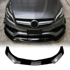 Mercedes A-class W176 2012-2018 Front bumper lip (for A45 AMG, ABS) photo 1