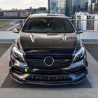 Mercedes A-class W176 2012-2018 Front bumper lip (for A45 AMG, ABS) photo 2