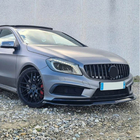 Mercedes A-class W176 2012-2018 Front bumper lip (for A45 AMG, ABS) photo 3