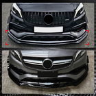 Mercedes A-class W176 2012-2018 Front bumper lip (for A45 AMG, ABS) photo 4