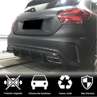 Mercedes A-class W176 2012-2018 Rear Bumper Diffuser V1 for AMG-Line / A45 AMG HB photo 2