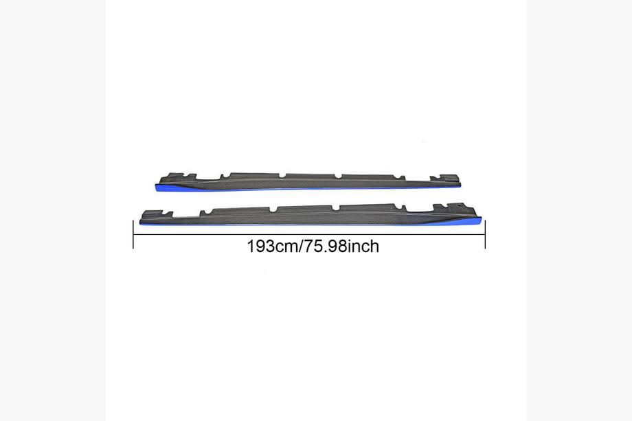 Mercedes A-class W176 2012-2018 Side Skirts V2 (Carbon) Image