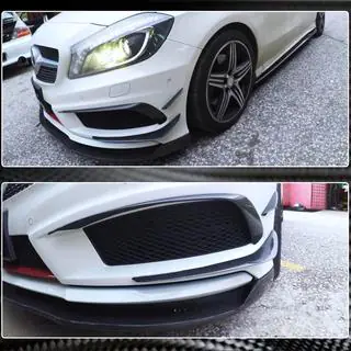 Carbon Front Bumper Covers (for AMG-Line / A45 AMG HB 2013-2015) photo 4