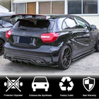 Mercedes A-class W176 2012-2018 Rear Bumper Diffuser V2 (for AMG-Line / A45 AMG HB) photo 2