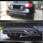 Mercedes A-class W176 2012-2018 Rear Bumper Diffuser V2 (for AMG-Line / A45 AMG HB) photo 3