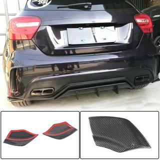 Rear Bumper Flap Covers (for AMG-Line / A45 AMG HB, Carbon) photo 1
