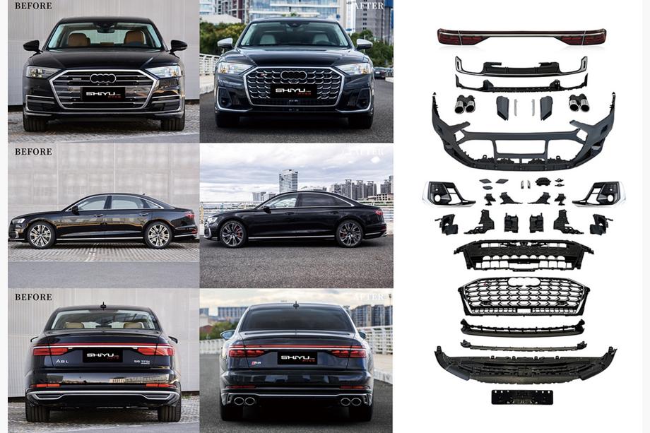 Audi A8 2018- Facelift Body Kit without Headlight Replacement (to S8 2025) Image