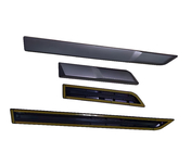 Toyota Land Cruiser Prado 250 2023- Door Mouldings (Black Gloss) photo 2