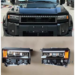 Front Headlights 3-LED (2 pcs) Toyota Land Cruiser Prado 250 2023- photo 2