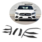 Mercedes A-class W177 2018- Carbon Front Bumper Covers (for AMG-Line SD 2018-2021) photo 1