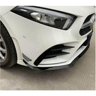 Mercedes A-class W177 2018- Front Bumper Lip V1 for AMG-Line SD 2018-2021 Carbon photo 3