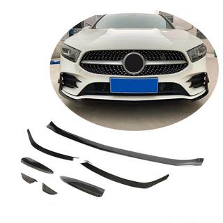 Front Bumper Lip V1 for AMG-Line SD 2018-2021 Carbon photo 1