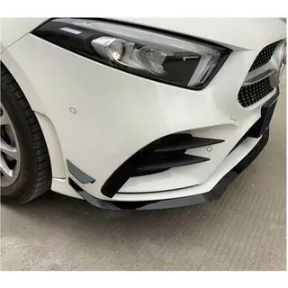Front Bumper Lip V1 for AMG-Line SD 2018-2021 Carbon photo 3