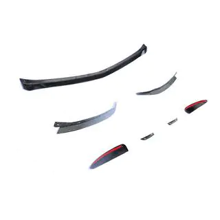 Front Bumper Lip V1 for AMG-Line SD 2018-2021 Carbon photo 4