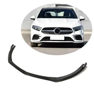 Front Bumper Lip V2 for AMG-Line SD 2018-2021 Carbon photo 1