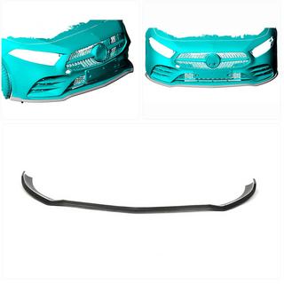 Front Bumper Lip V2 for AMG-Line SD 2018-2021 Carbon photo 2